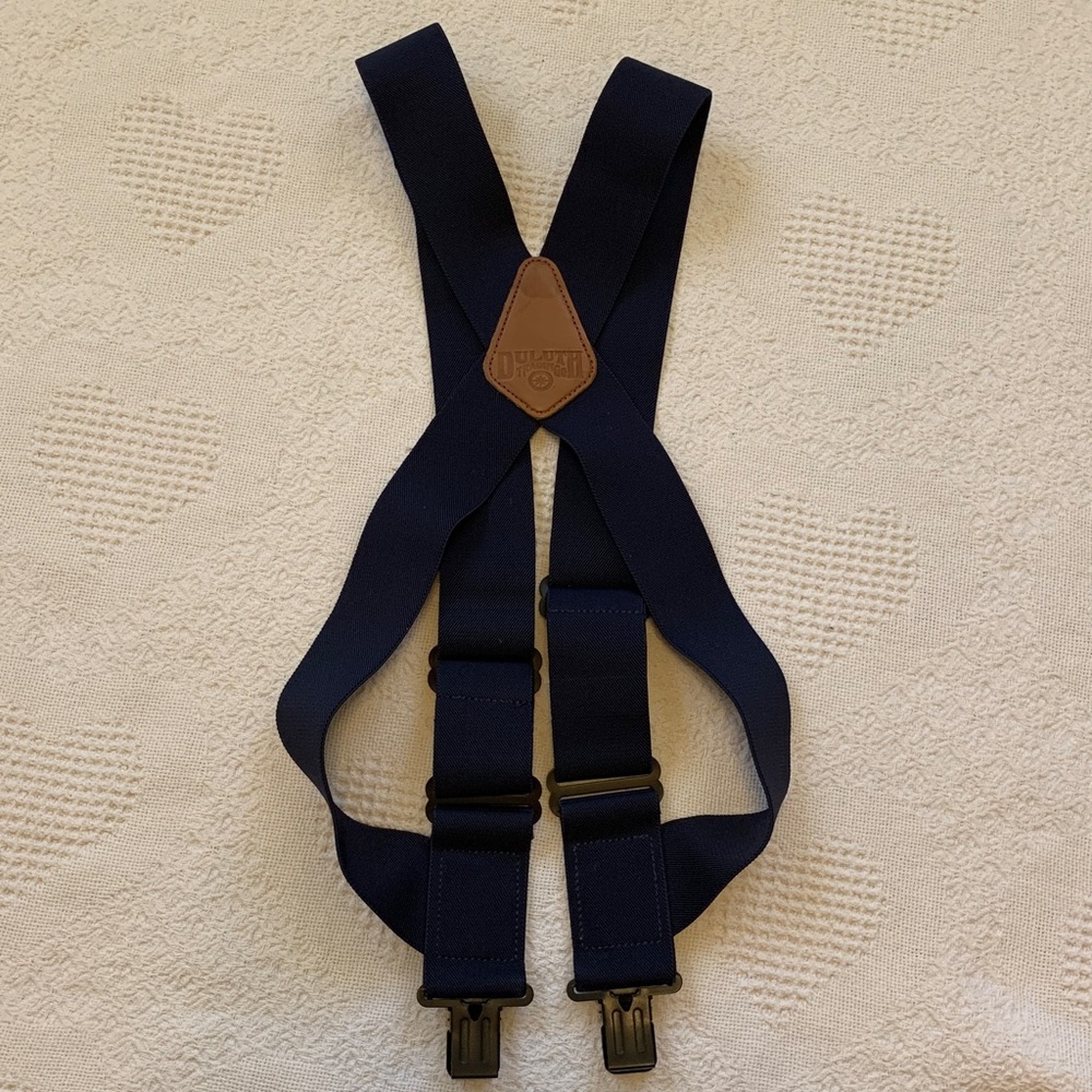 Men's Regular Side Clip Suspenders 2” Wide Adjustable Elastic Straps
